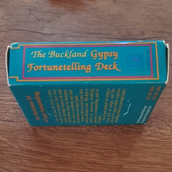 Vtg SEALED 1988 Raymond Buckland Gypsy Fortunetelling Deck Llewellyn Rare OOP - Picture 11 of 12
